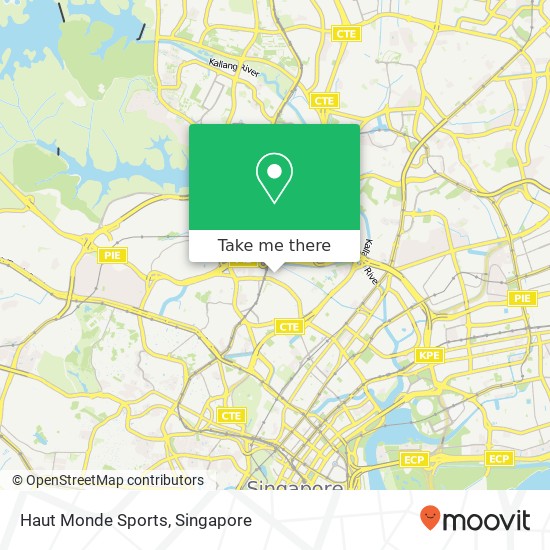 Haut Monde Sports map