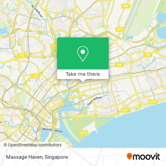 Massage Haven map