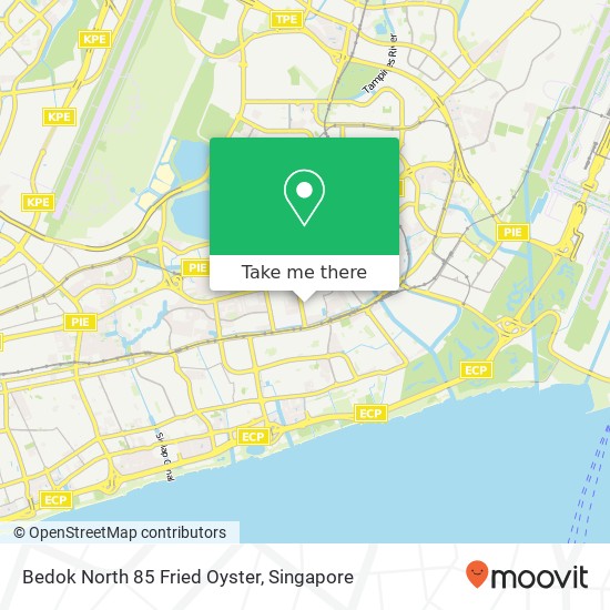 Bedok North 85 Fried Oyster map