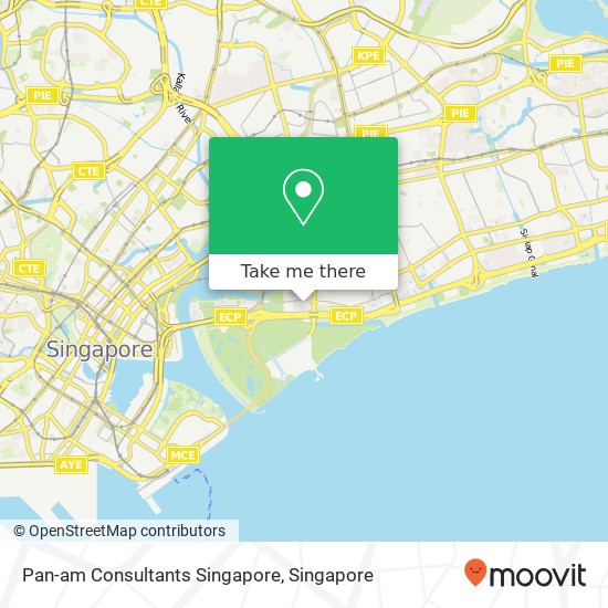 Pan-am Consultants Singapore map