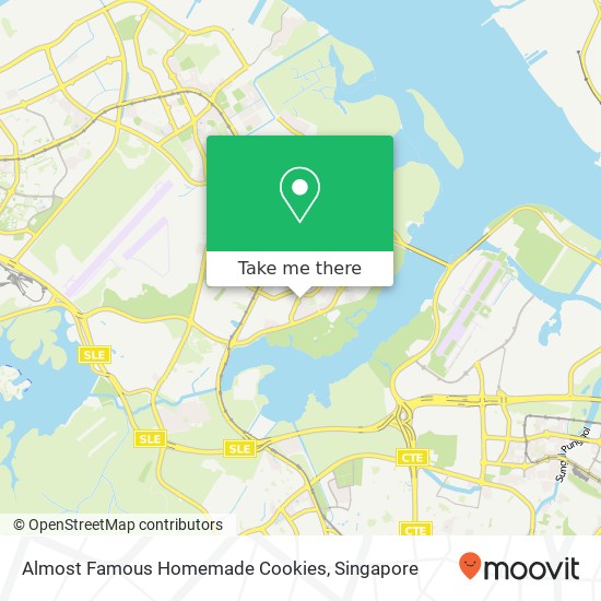 Almost Famous Homemade Cookies map