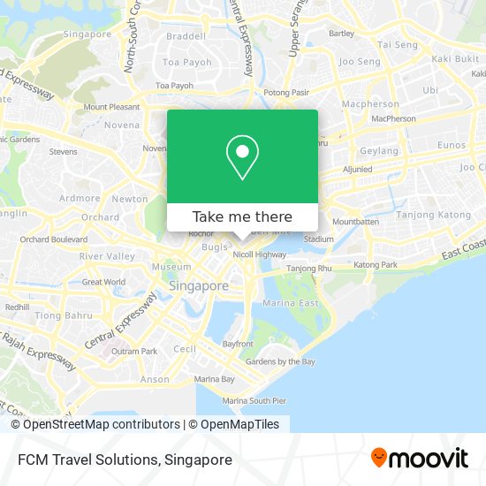 FCM Travel Solutions map