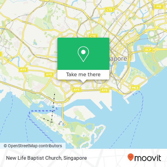 New Life Baptist Church map