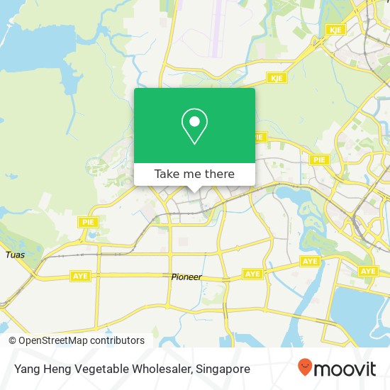 Yang Heng Vegetable Wholesaler map