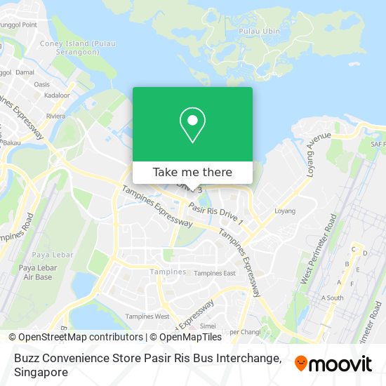 Buzz Convenience Store Pasir Ris Bus Interchange地图