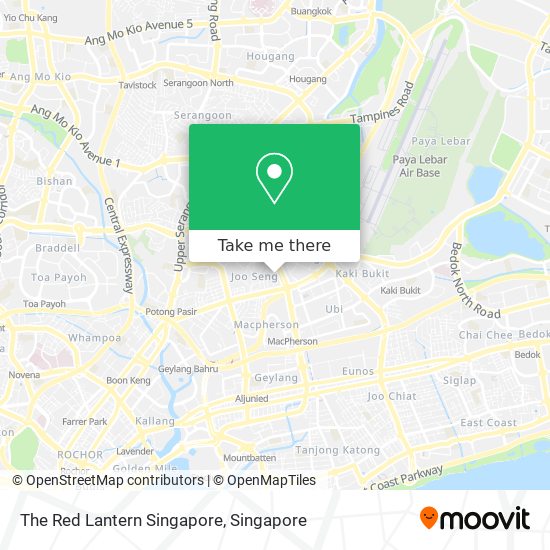 The Red Lantern Singapore map