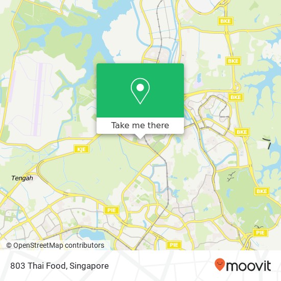 803 Thai Food map