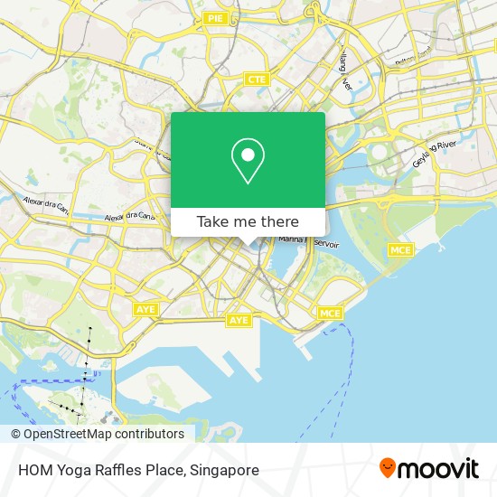 HOM Yoga Raffles Place地图