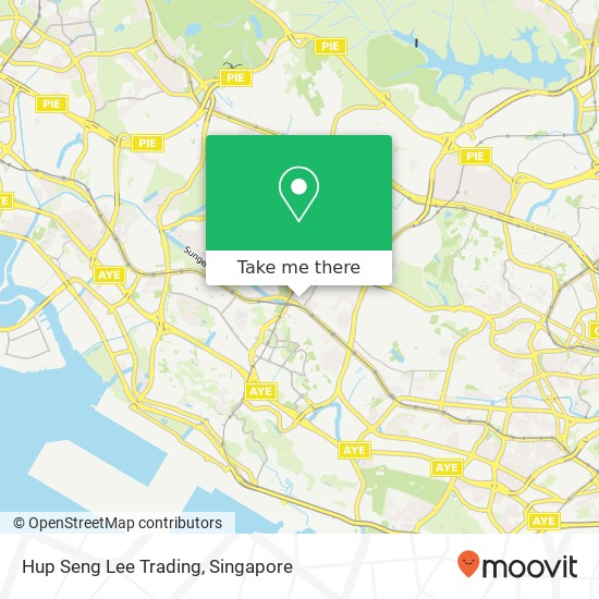 Hup Seng Lee Trading map