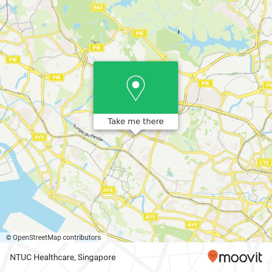 NTUC Healthcare map