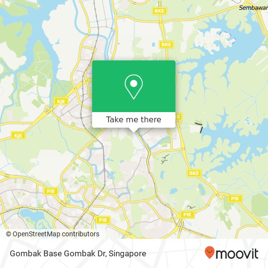 Gombak Base Gombak Dr map