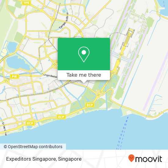 Expeditors Singapore map