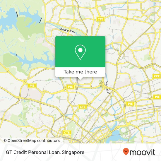 GT Credit Personal Loan map