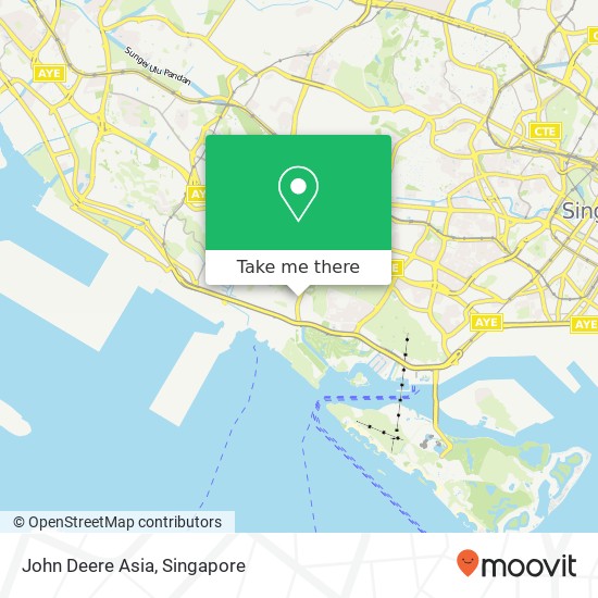 John Deere Asia map