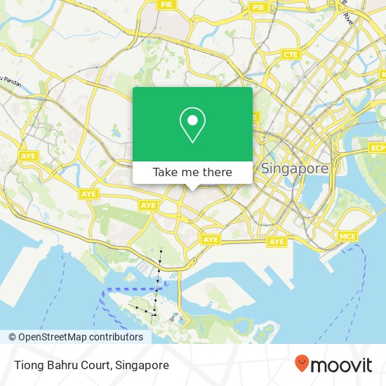 Tiong Bahru Court map