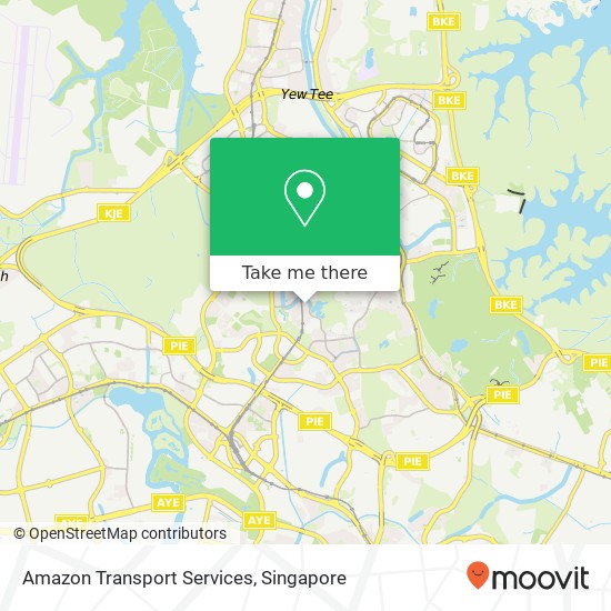 Amazon Transport Services map