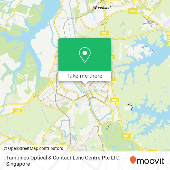 Tampines Optical & Contact Lens Centre Pte LTD map