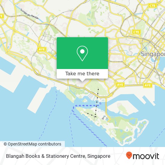 Blangah Books & Stationery Centre map