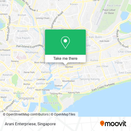 Arani Enterpriese map