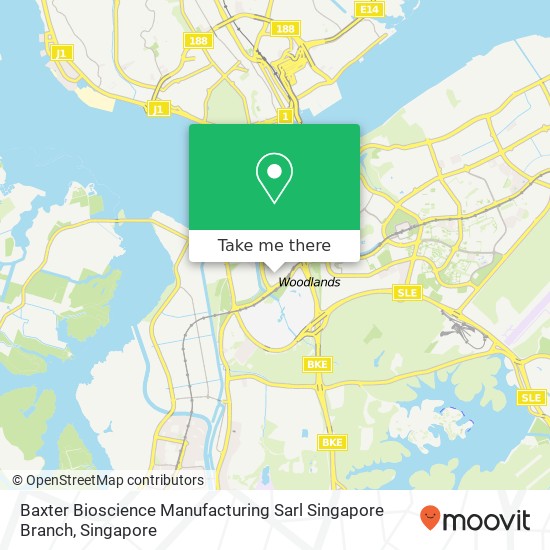 Baxter Bioscience Manufacturing Sarl Singapore Branch map