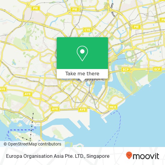 Europa Organisation Asia Pte. LTD. map