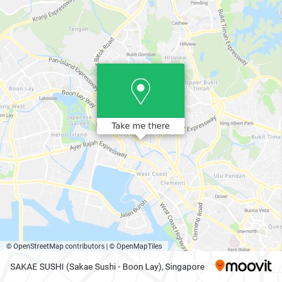 SAKAE SUSHI (Sakae Sushi - Boon Lay) map