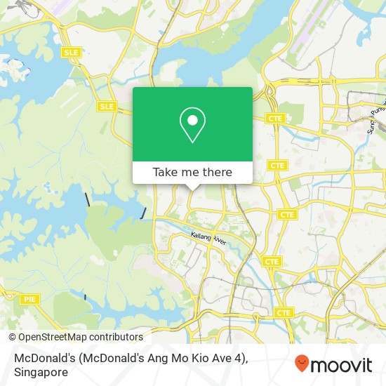 McDonald's (McDonald's Ang Mo Kio Ave 4) map