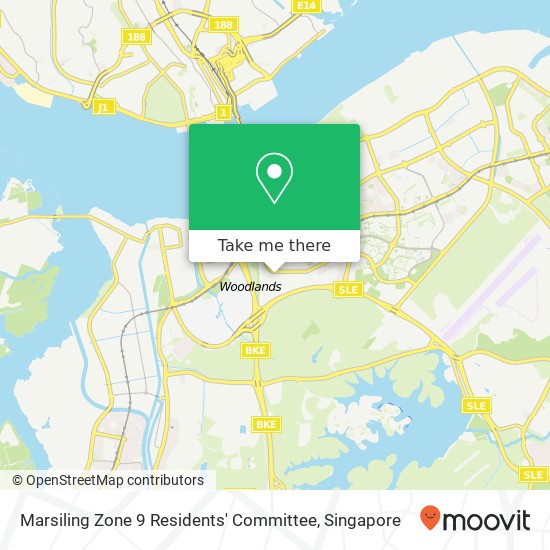 Marsiling Zone 9 Residents' Committee map