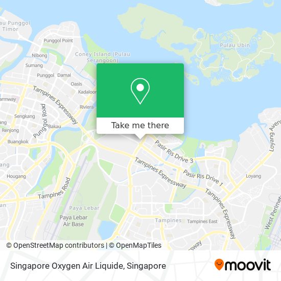 Singapore Oxygen Air Liquide map