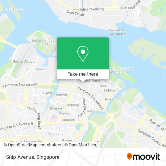 Snip Avenue map