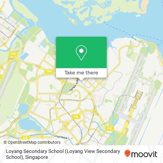 Loyang Secondary School map