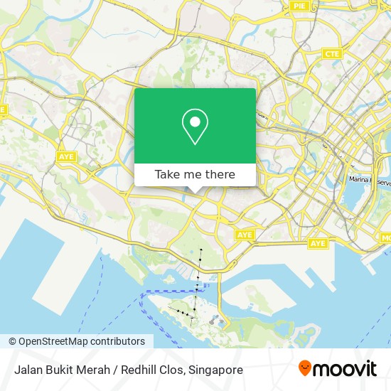 Jalan Bukit Merah / Redhill Clos map