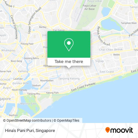 Hina's Pani Puri map