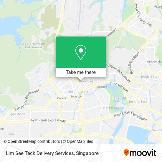 Lim See Teck Delivery Services map