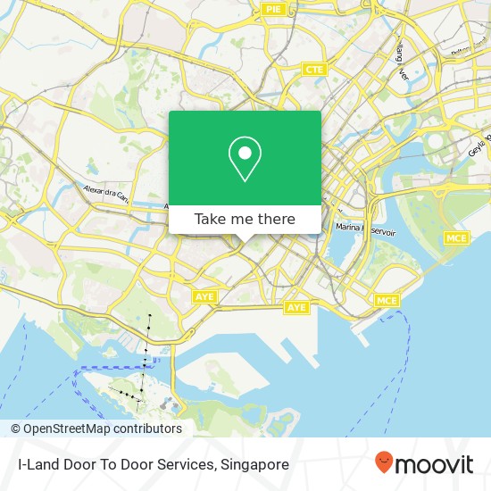 I-Land Door To Door Services map