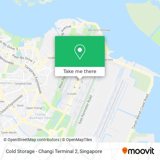 Cold Storage - Changi Terminal 2 map