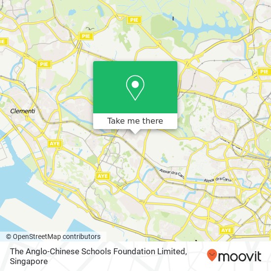 The Anglo-Chinese Schools Foundation Limited map