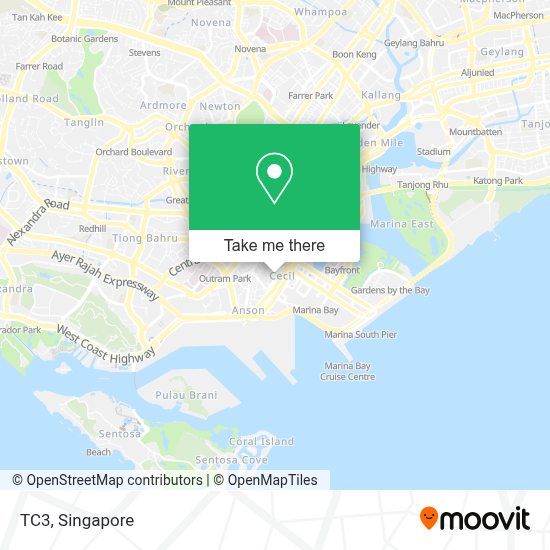 Tc3 Map How to get to Tc3 in Singapore by metro or bus?