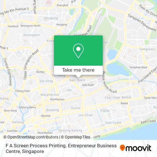 F A Screen Process Printing. Entrepreneur Business Centre map
