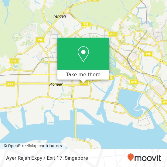 Ayer Rajah Expy / Exit 17 map