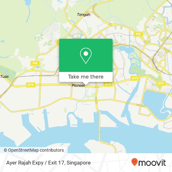 Ayer Rajah Expy / Exit 17 map