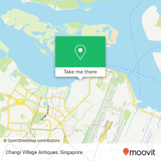 Changi Village Antiques map