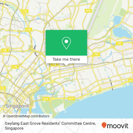 Geylang East Grove Residents' Committee Centre map