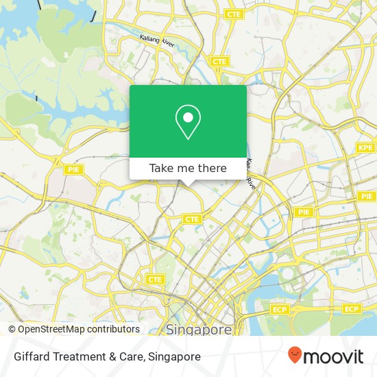 Giffard Treatment & Care map