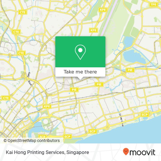 Kai Hong Printing Services map
