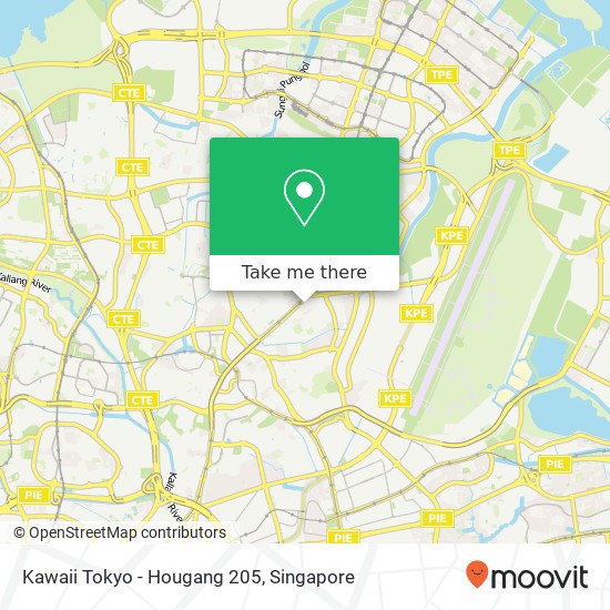 Kawaii Tokyo - Hougang 205 map