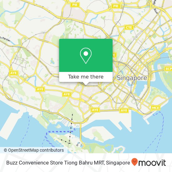 Buzz Convenience Store Tiong Bahru MRT地图