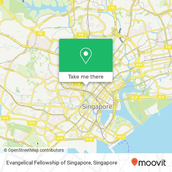 Evangelical Fellowship of Singapore map