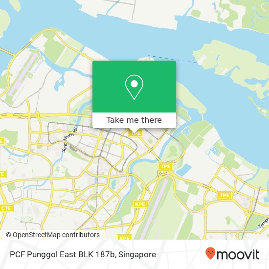 PCF Punggol East BLK 187b地图