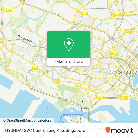 HYUNDAI SVC Centre Leng Kee map